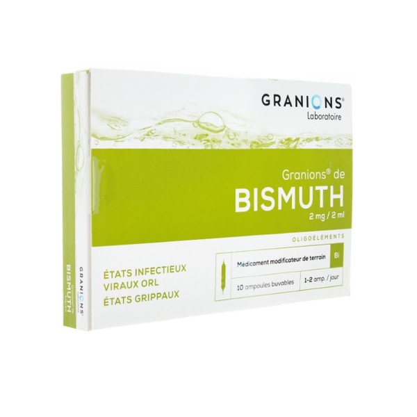 Granions de bismuth 2 mg/2 ml ampoules