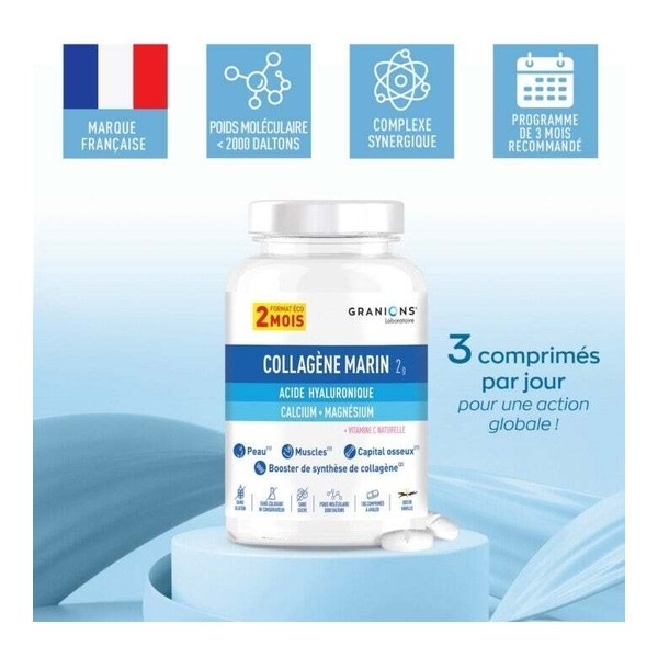 Granions Collagène marin 2 g comprimés
