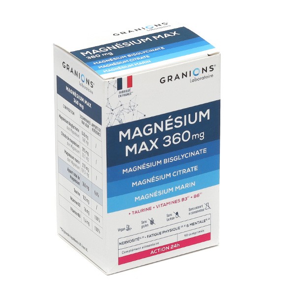 Granions Magnésium Max 360 mg comprimés