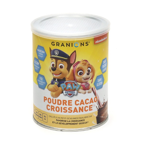 Granions Croissance Poudre cacao Pat Patrouille
