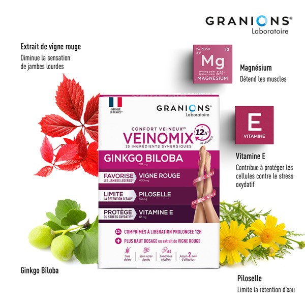 Granions Veinomix comprimés