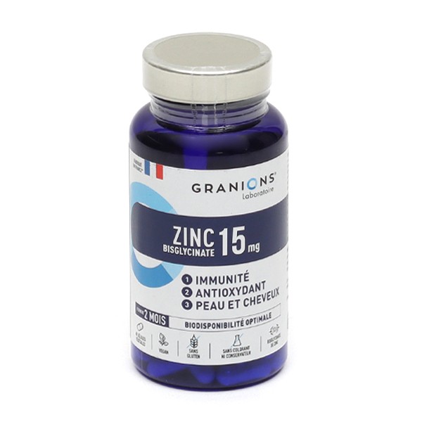 Granions Zinc 15 mg gélules végétales