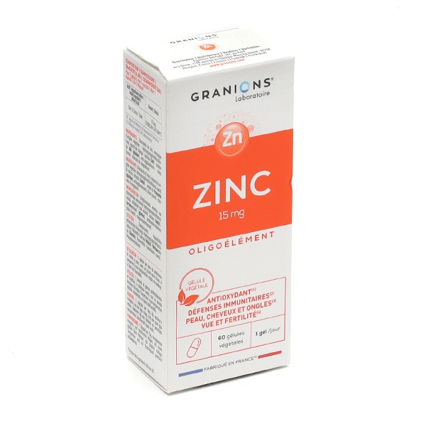 Granions Zinc 15 mg gélules