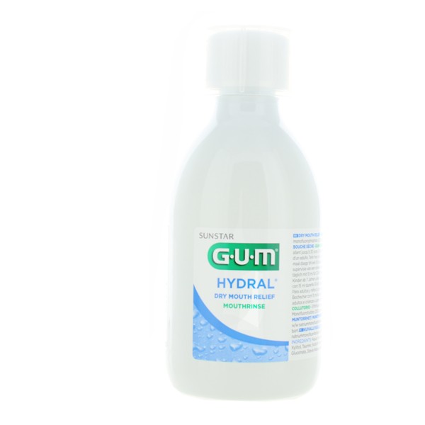 Gum Hydral Bain de bouche 300 ml Contre la sécheresse buccale