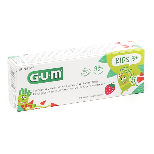 Gum Kids dentifrice fraise