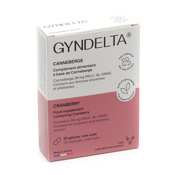 GynDelta Canneberge 36 mg gélules
