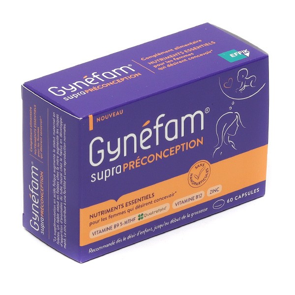 Gynéfam Supra Préconception capsules - Désir d'enfant