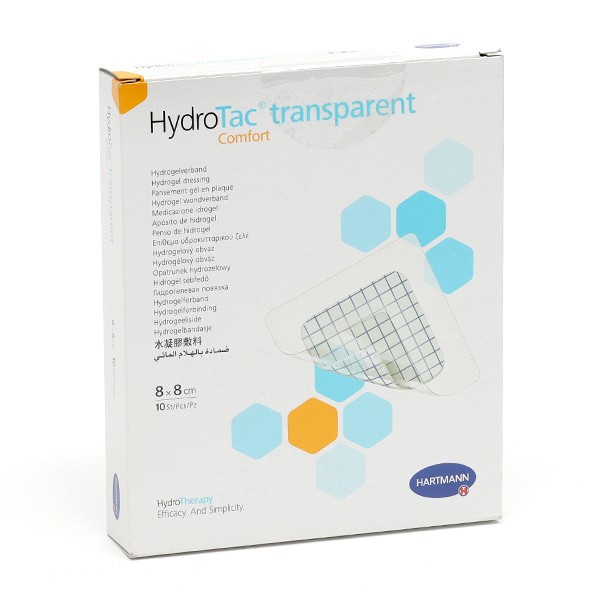 Hartmann HydroTac Transparent Comfort pansements 8x8cm