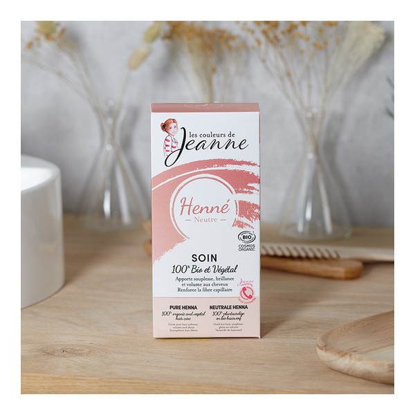 Les couleurs de Jeanne Henné neutre bio