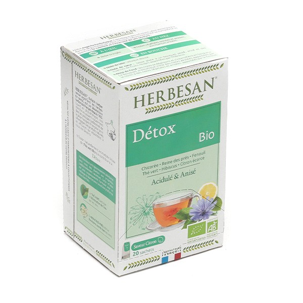 Herbesan sachets infusion bio Detox