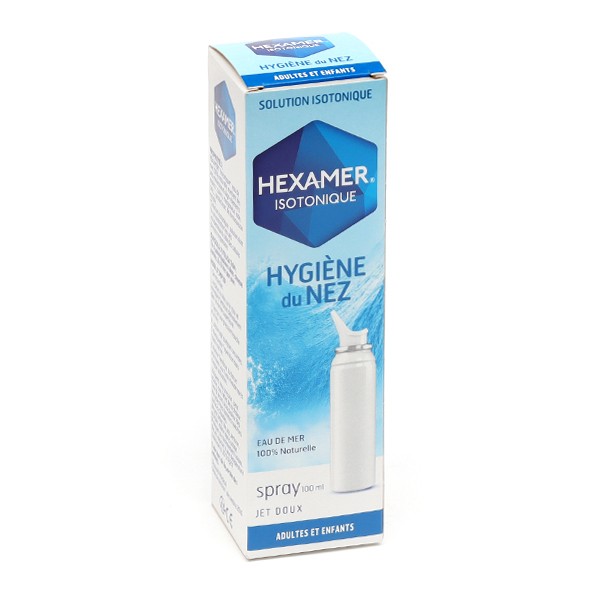 Hexamer isotonique hygiène du nez spray