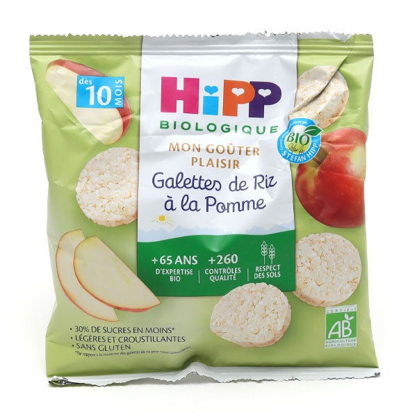 HiPP Galettes de riz à la pomme bio