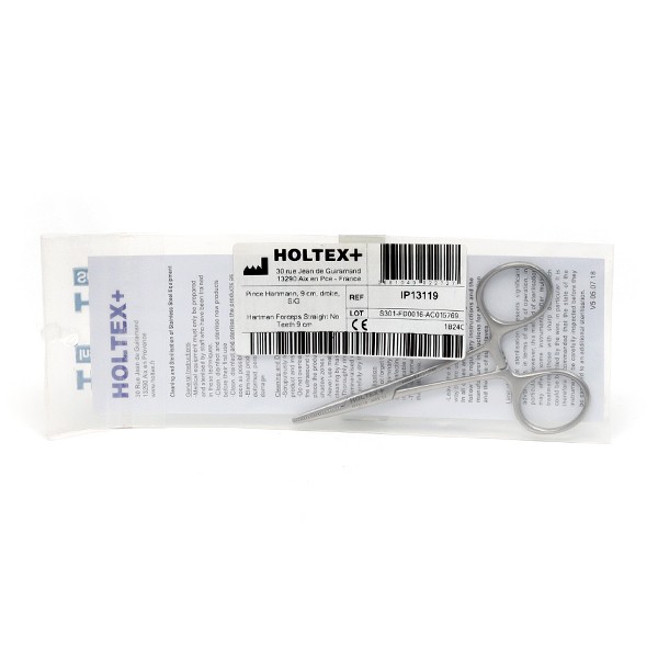 Holtex Pince Hartmann droite sans griffe 9 cm