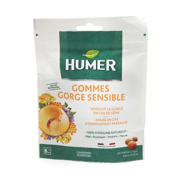 Humer Gommes gorge sensible