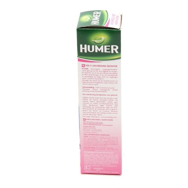 Humer Spray nasal Nez bouché - 100% eau de mer - Nourrisson / Enfant -  HumerHumer