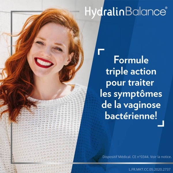 Hydralin Balance Vaginose Bactérienne Gel Vaginal 7 unidoses