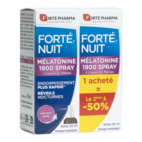 Forté Pharma FortéNuit Mélatonine 1900 spray