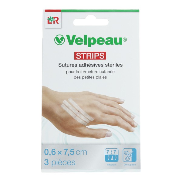 Velpeau Strips Suture adhésive stérile
