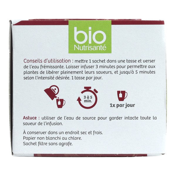 Bio Nutrisanté Infusion pomme d'amour sachets