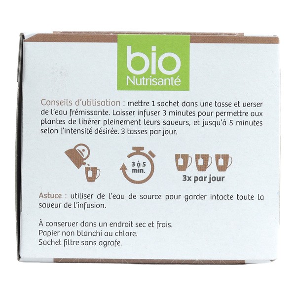 Bio Nutrisanté infusion Cacao Zen sachets