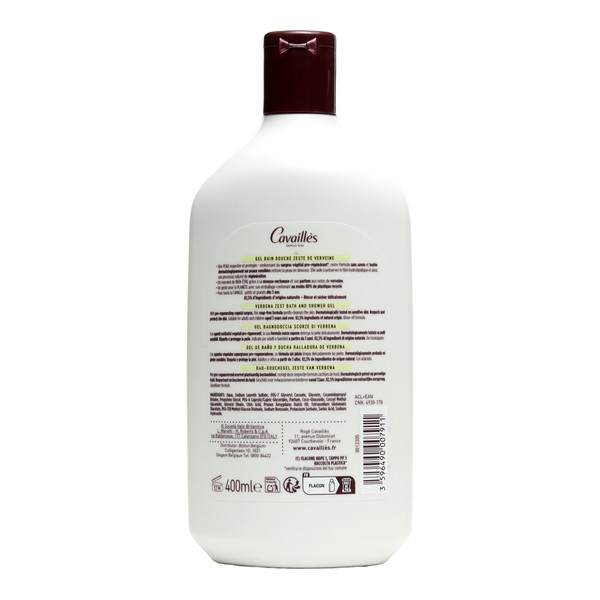 Cavaillès Gel bain douche Zeste de verveine