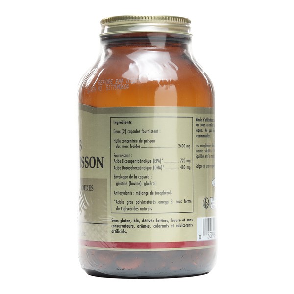 Solgar Oméga 3 capsules