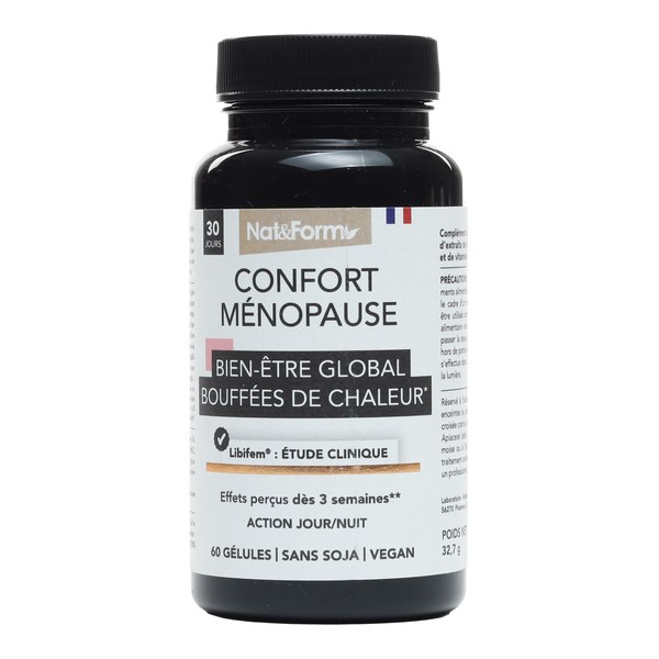 Nat et Form Confort ménopause gélules