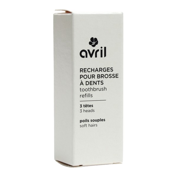 Avril recharges pour brosse à dents souple