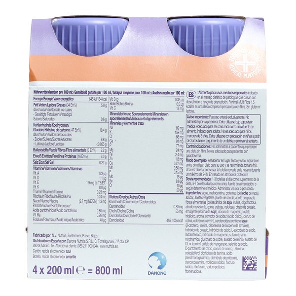 Nutricia Fortimel Multi Fibre fraise