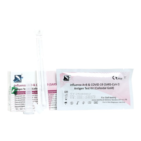 Autotest covid et grippe DeepBlue