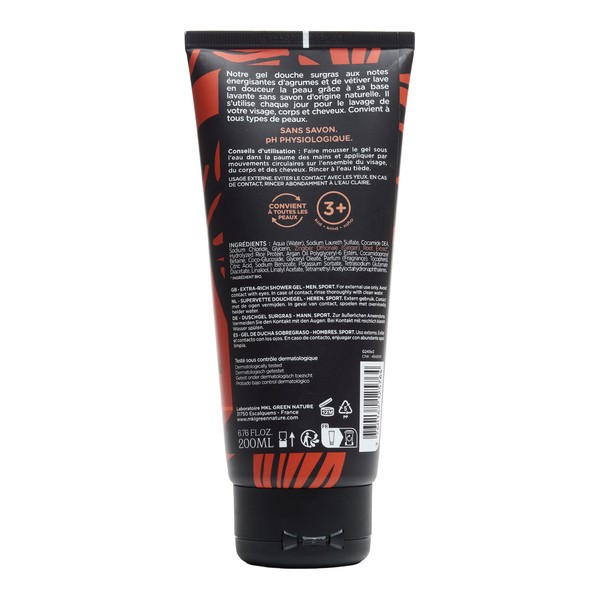 MKL Men Gel douche surgras Sport