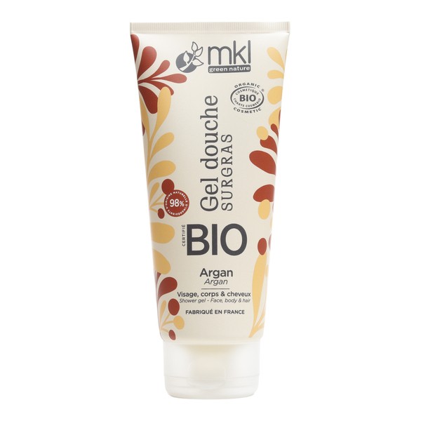 MKL gel douche surgras Argan bio