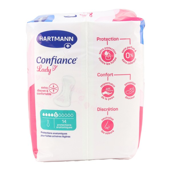 Confiance Lady protections anatomiques absorption 5G