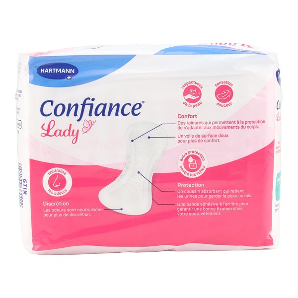 Confiance Lady protections anatomiques absorption 5G
