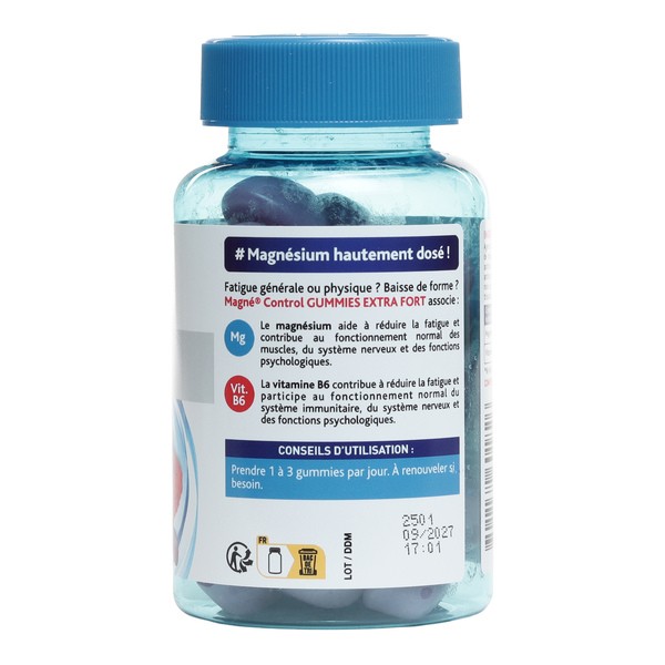 Magné Control Extra Fort gummies