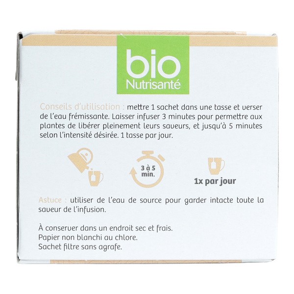 Bio Nutrisanté Infusion Sérénité sachets