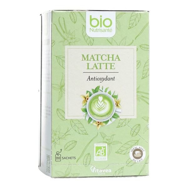 Bio Nutrisanté Matcha Latte Antioxydant sachets
