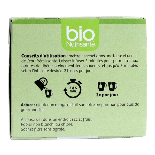 Bio Nutrisanté Matcha Latte Antioxydant sachets