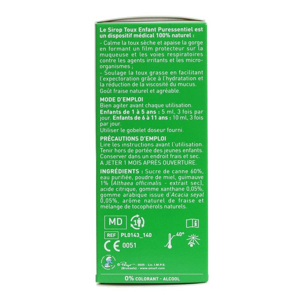 Puressentiel Respiratoire sirop toux enfant