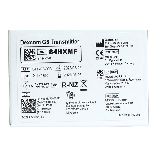 Dexcom G6 transmetteur