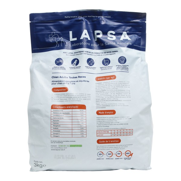 Lapsa Croquettes Chien Adulte Digestion facile