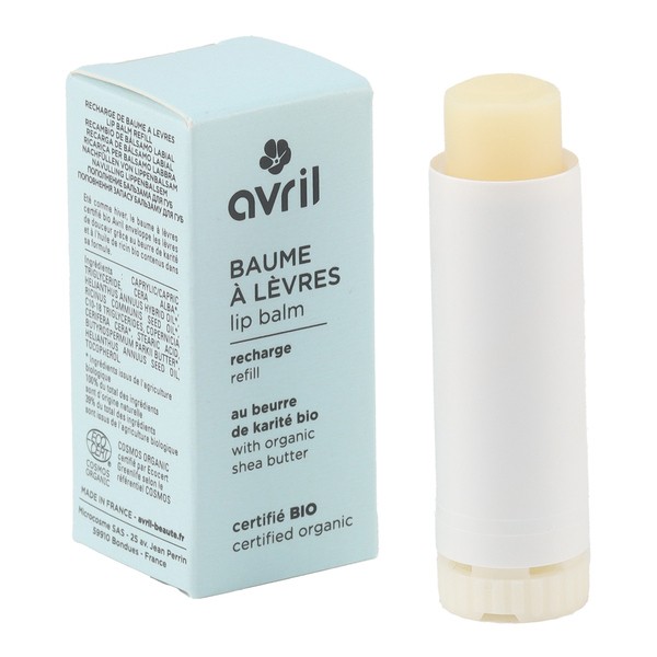 Avril Baume à lèvres bio rechargeable