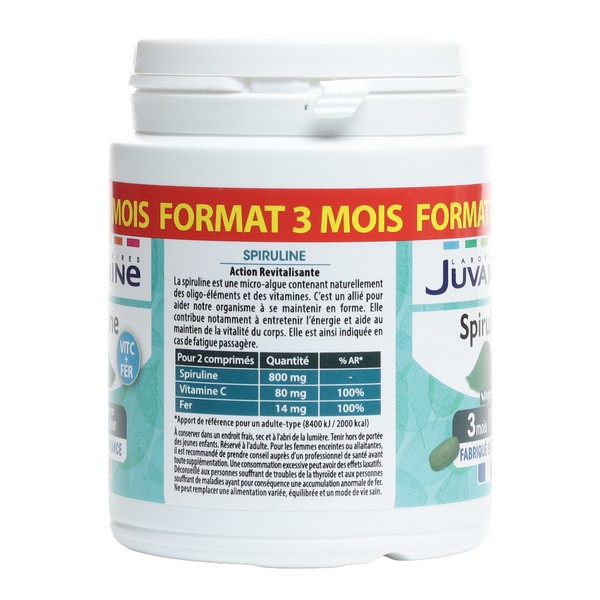 Juvamine Spiruline comprimés