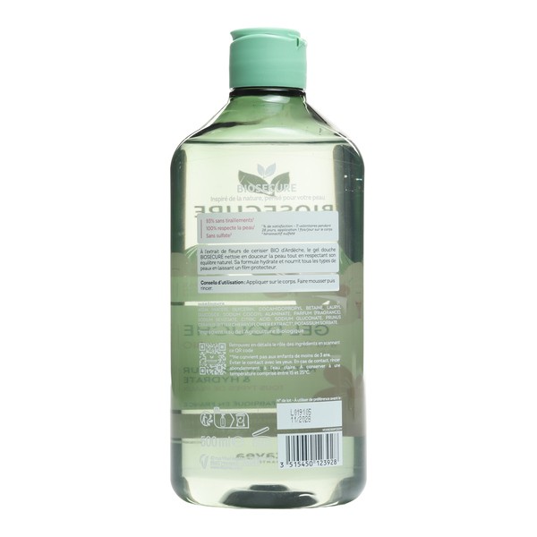 Biosecure Gel douche à la fleur de cerisier bio