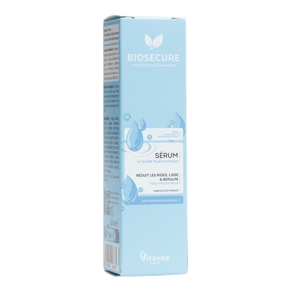 Biosecure sérum à l'acide hyaluronique bio