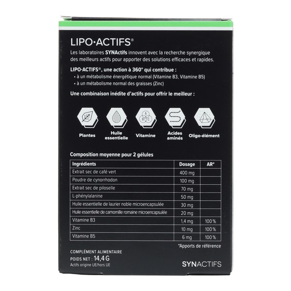 Aragan Lipo Actifs gélules