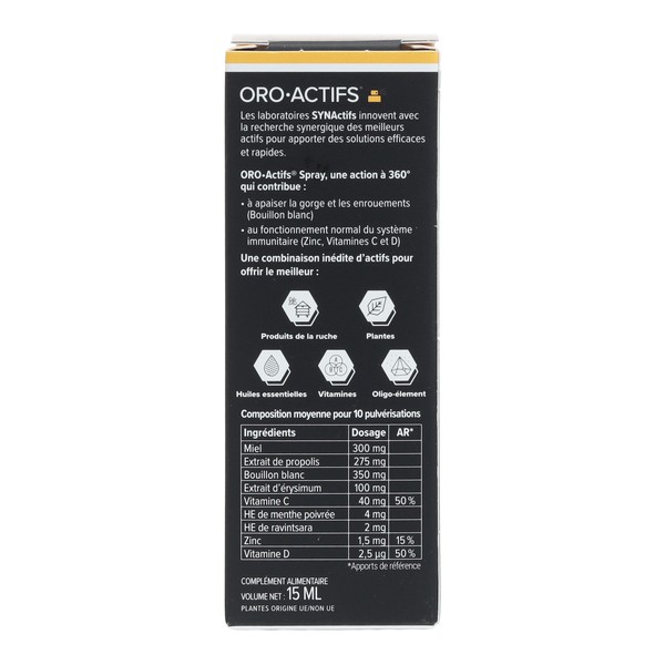 Aragan Oro Actifs spray