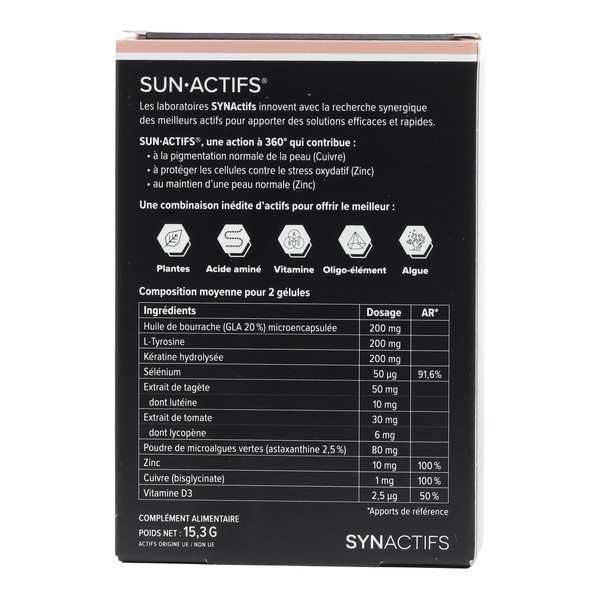 Aragan Sun Actifs gélules