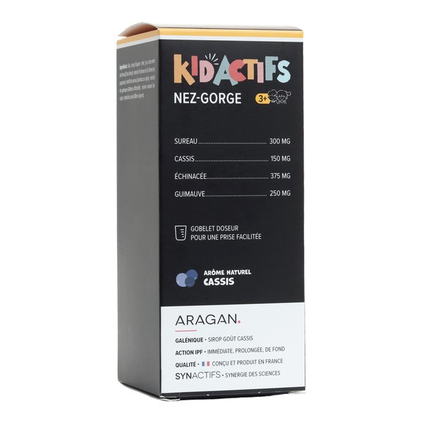 Aragan Kid Actifs Nez Gorge sirop