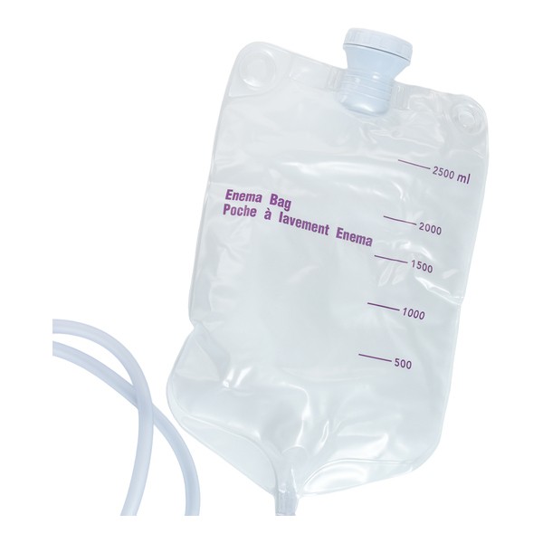 Barikyt simple contraste avec poche de lavement